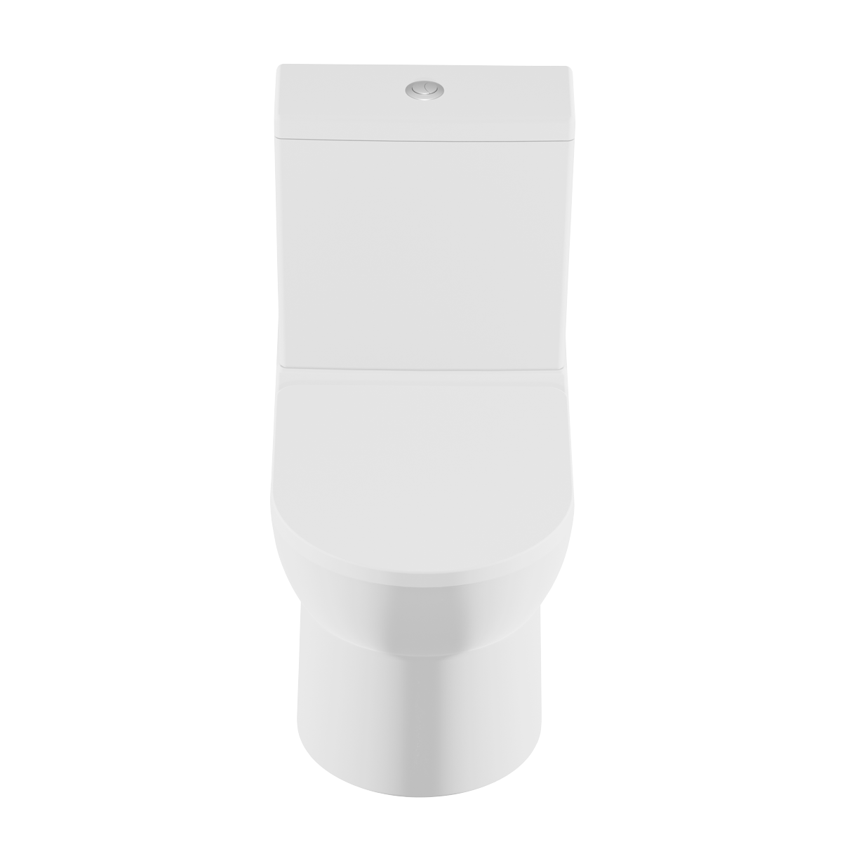 Close-Coupled Toilet with Soft Close Seat, Dual Flush Cistern & Rimless Flush – White DH333