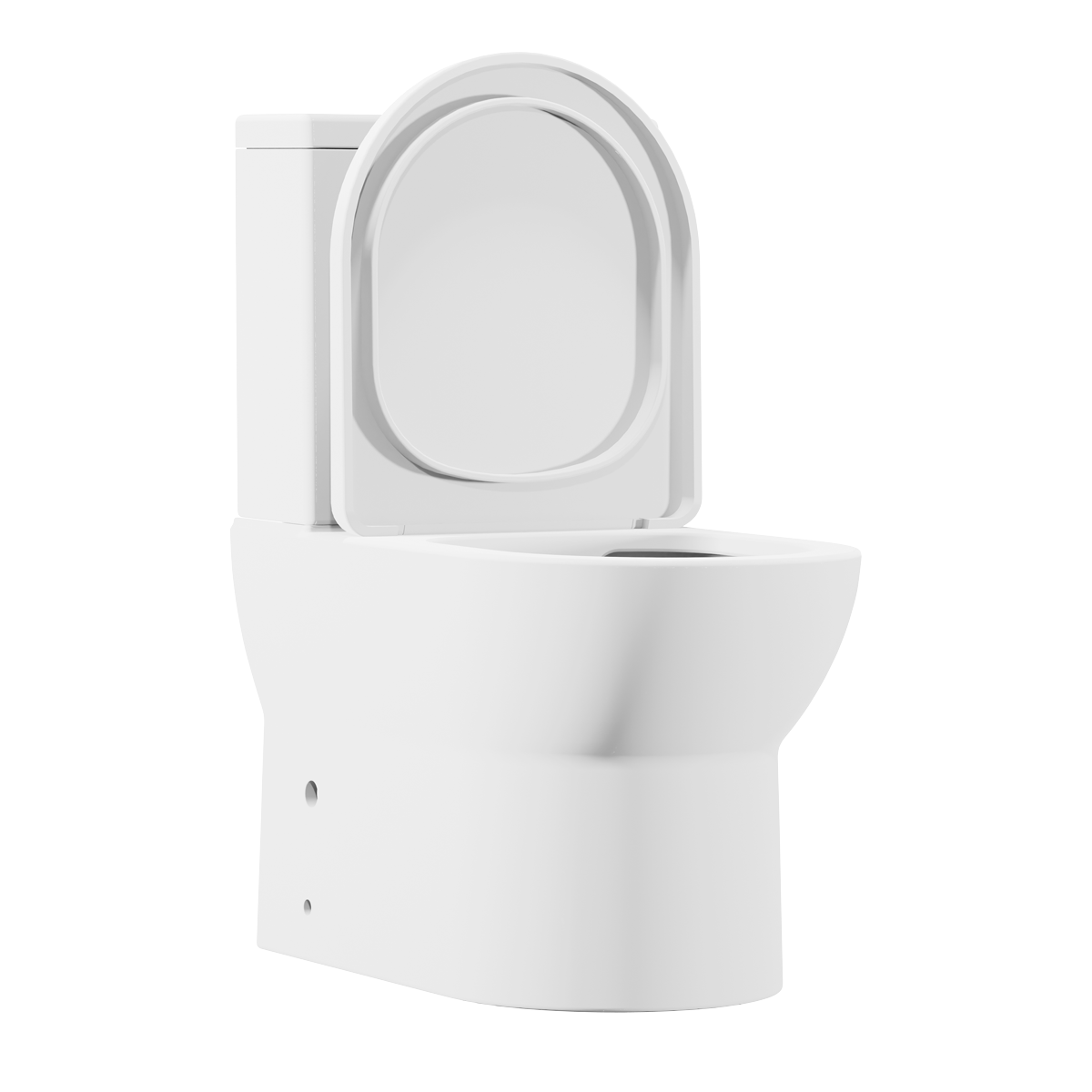 Close-Coupled Toilet with Soft Close Seat, Dual Flush Cistern & Rimless Flush – White DH333