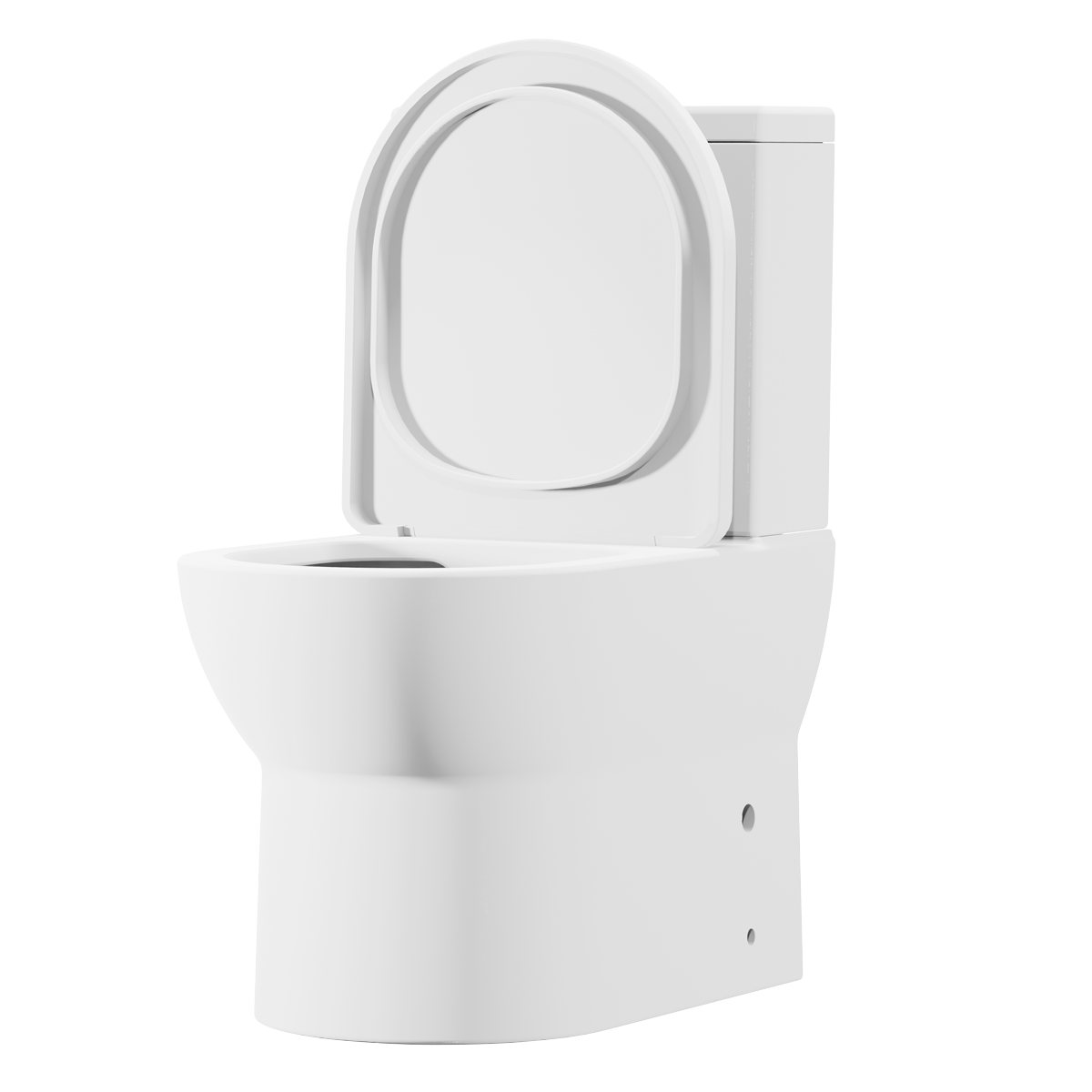 Close-Coupled Toilet with Soft Close Seat, Dual Flush Cistern & Rimless Flush – White DH333