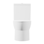 Close-Coupled Toilet with Soft Close Seat, Dual Flush Cistern & Rimless Flush – White DH333