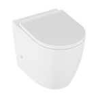 Back-to-Wall Toilet with Soft Close Seat & Rimless Flush – White DH334
