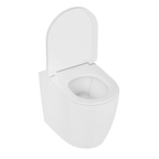 Back-to-Wall Toilet with Soft Close Seat & Rimless Flush – White DH334
