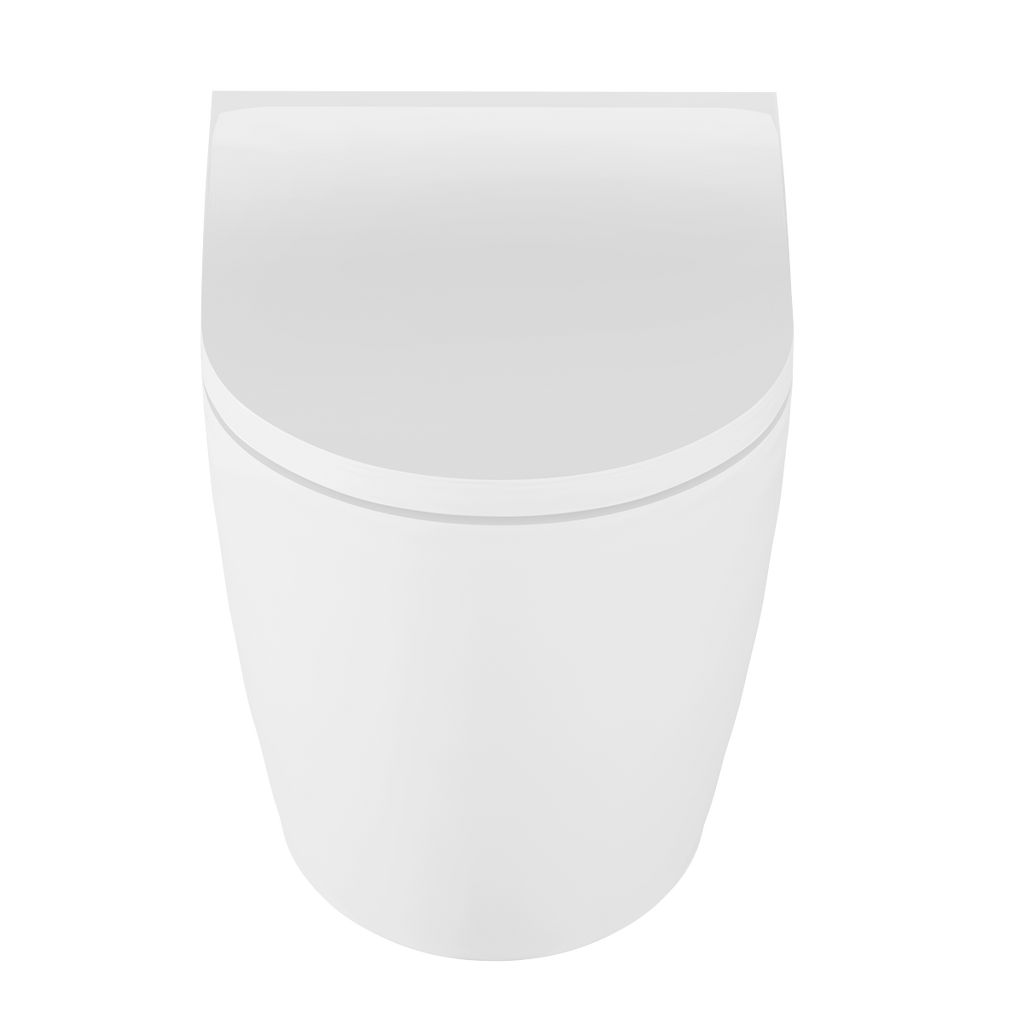 Back-to-Wall Toilet with Soft Close Seat & Rimless Flush – White DH334