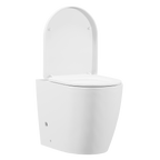 Back-to-Wall Toilet with Soft Close Seat & Rimless Flush – White DH334