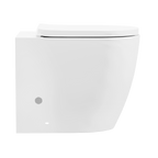 Back-to-Wall Toilet with Soft Close Seat & Rimless Flush – White DH334