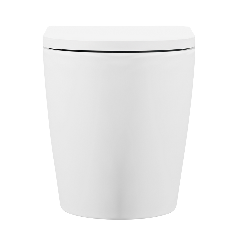 Back-to-Wall Toilet with Soft Close Seat & Rimless Flush – White DH334