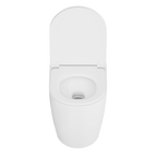 Back-to-Wall Toilet with Soft Close Seat & Rimless Flush – White DH334