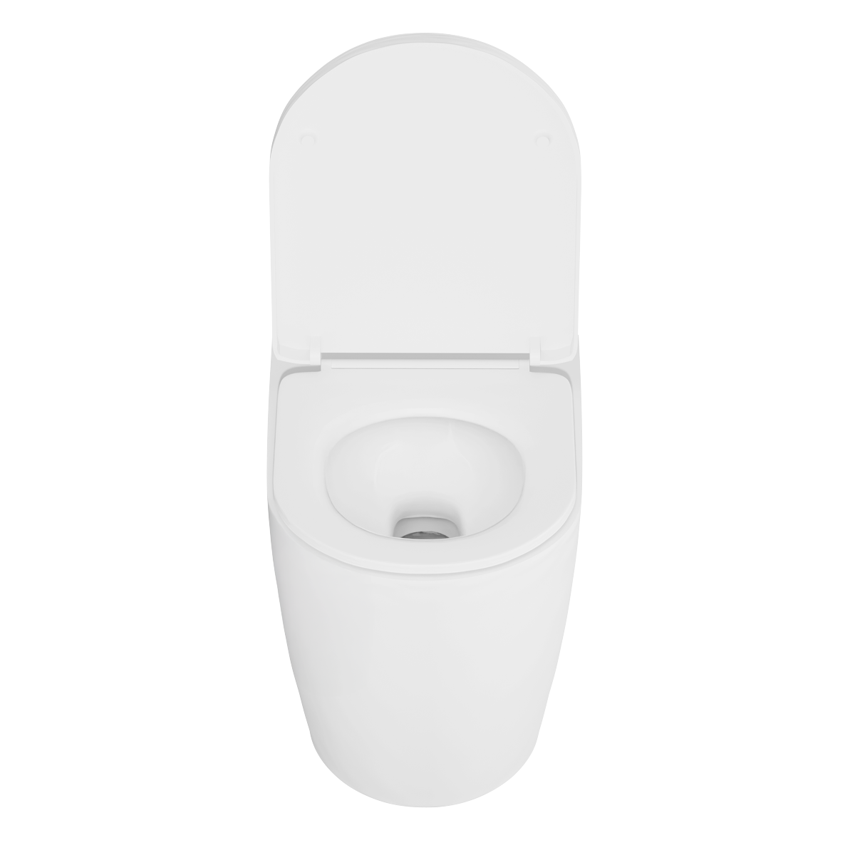 Back-to-Wall Toilet with Soft Close Seat & Rimless Flush – White DH334