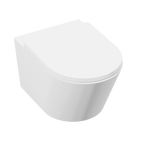 Wall Hung Toilet with Soft Close Seat & Rimless Flush – White DH335
