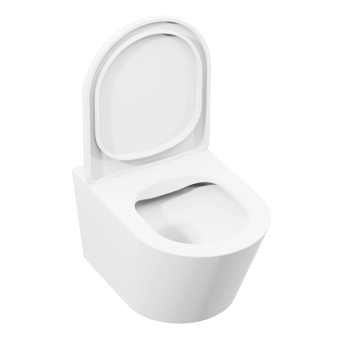 Wall Hung Toilet with Soft Close Seat & Rimless Flush – White DH335