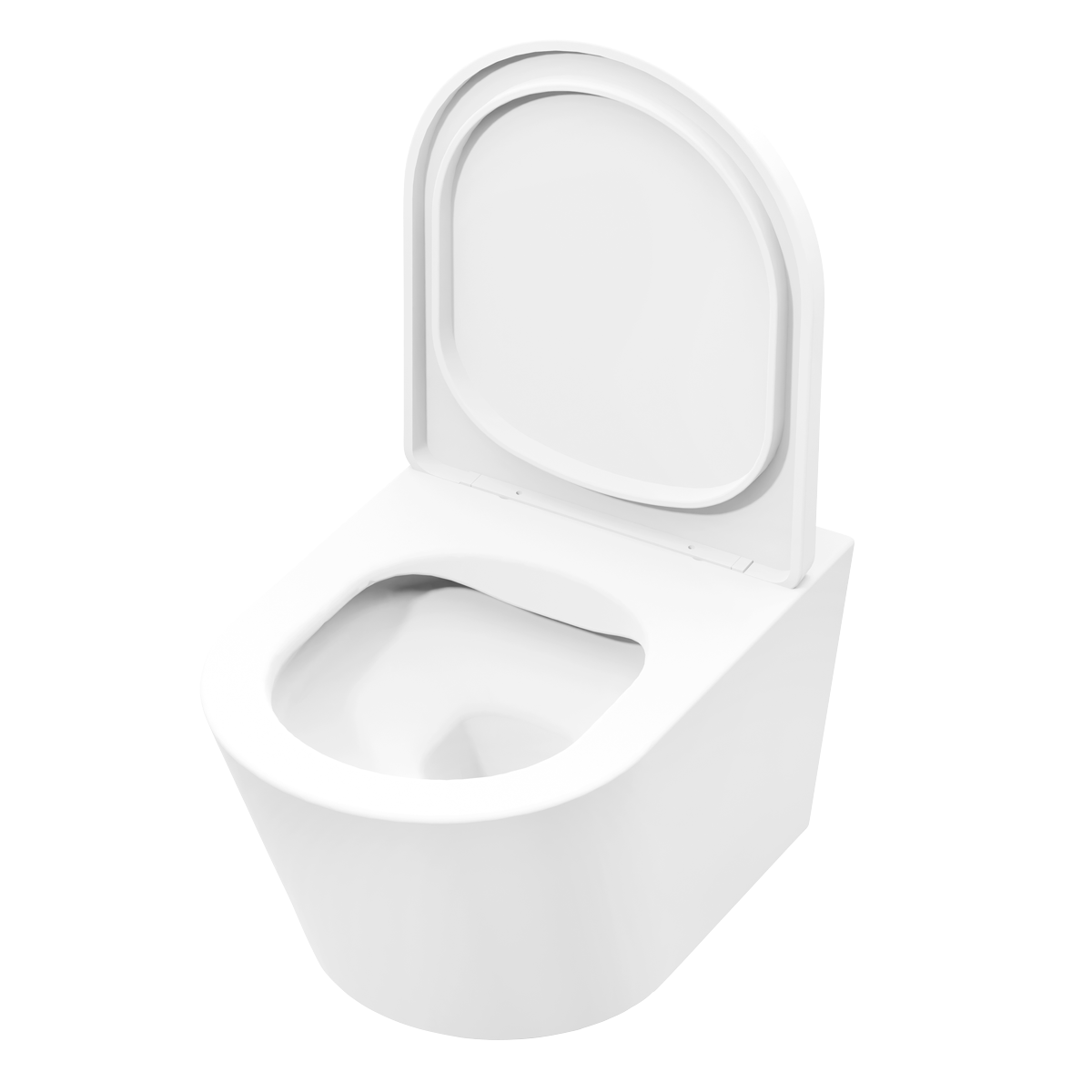 Wall Hung Toilet with Soft Close Seat & Rimless Flush – White DH335