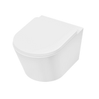 Wall Hung Toilet with Soft Close Seat & Rimless Flush – White DH335