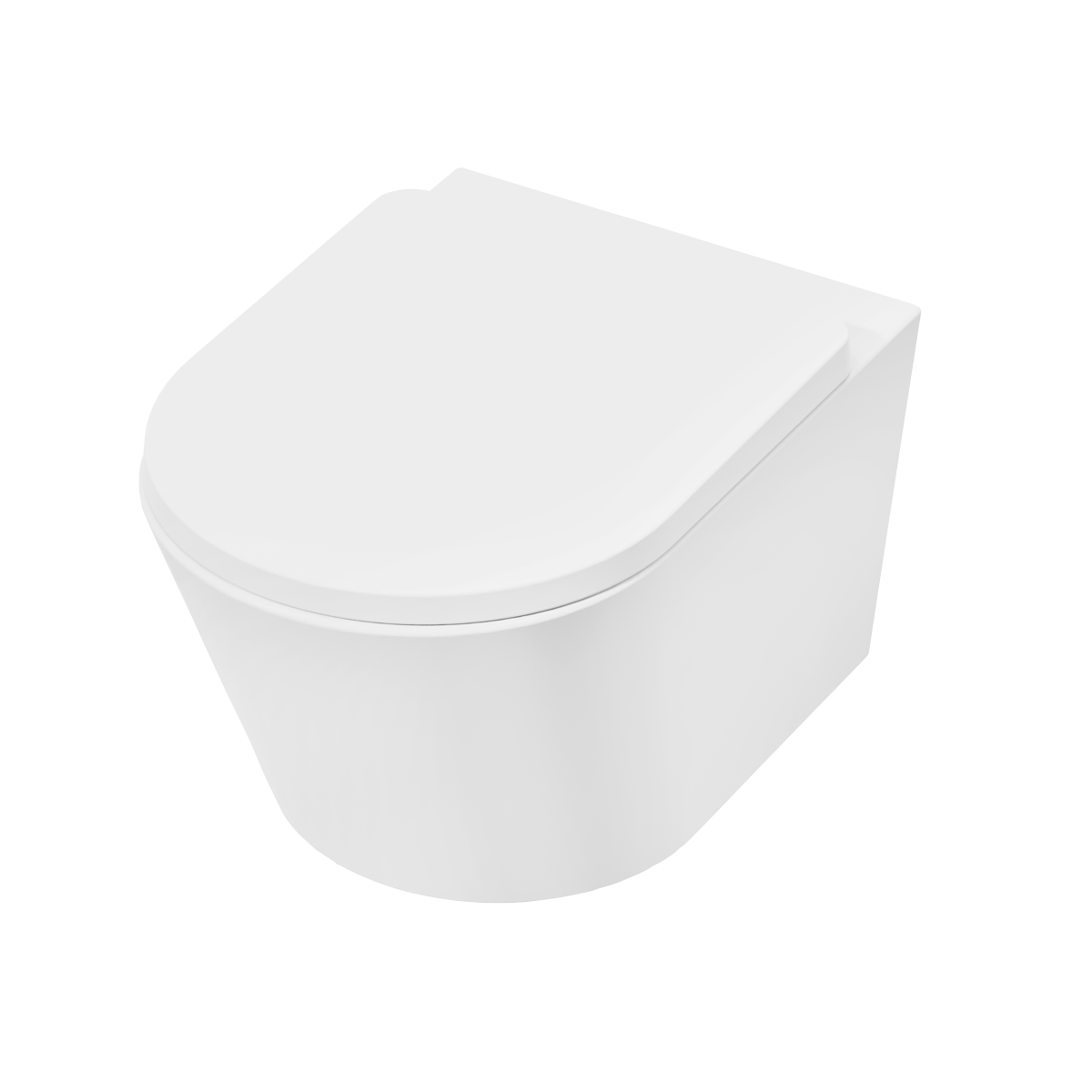 Wall Hung Toilet with Soft Close Seat & Rimless Flush – White DH335