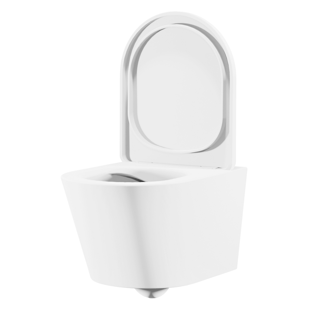 Wall Hung Toilet with Soft Close Seat & Rimless Flush – White DH335
