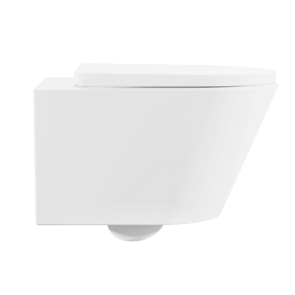 Wall Hung Toilet with Soft Close Seat & Rimless Flush – White DH335