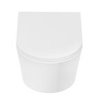 Wall Hung Toilet with Soft Close Seat & Rimless Flush – White DH335