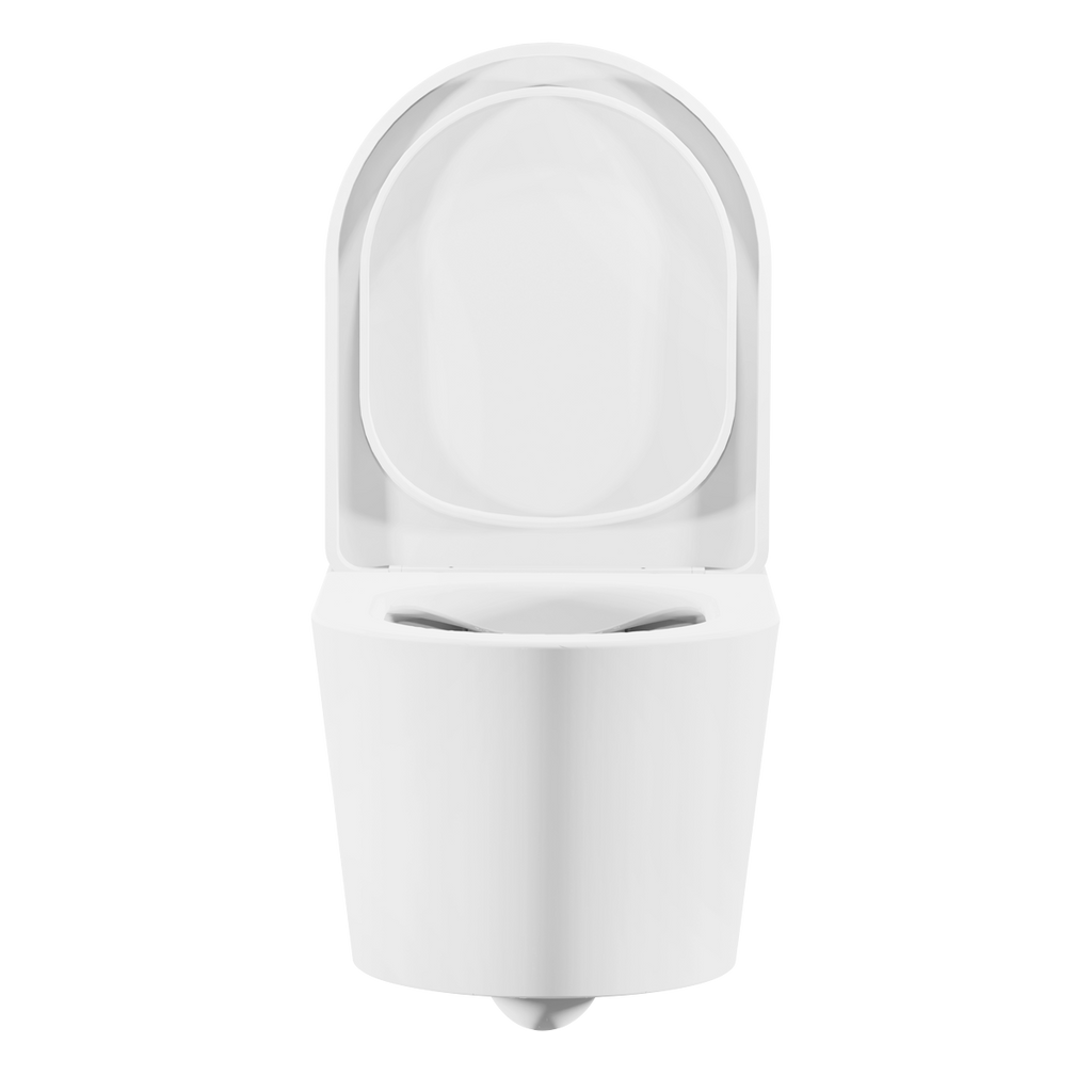 Wall Hung Toilet with Soft Close Seat & Rimless Flush – White DH335
