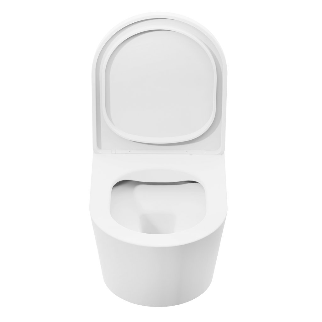 Wall Hung Toilet with Soft Close Seat & Rimless Flush – White DH335