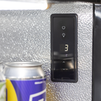 Sliding Triple Door, Back Bar Drinks Fridge/Cooler, 307L Capacity, 452 Cans – Black DH337