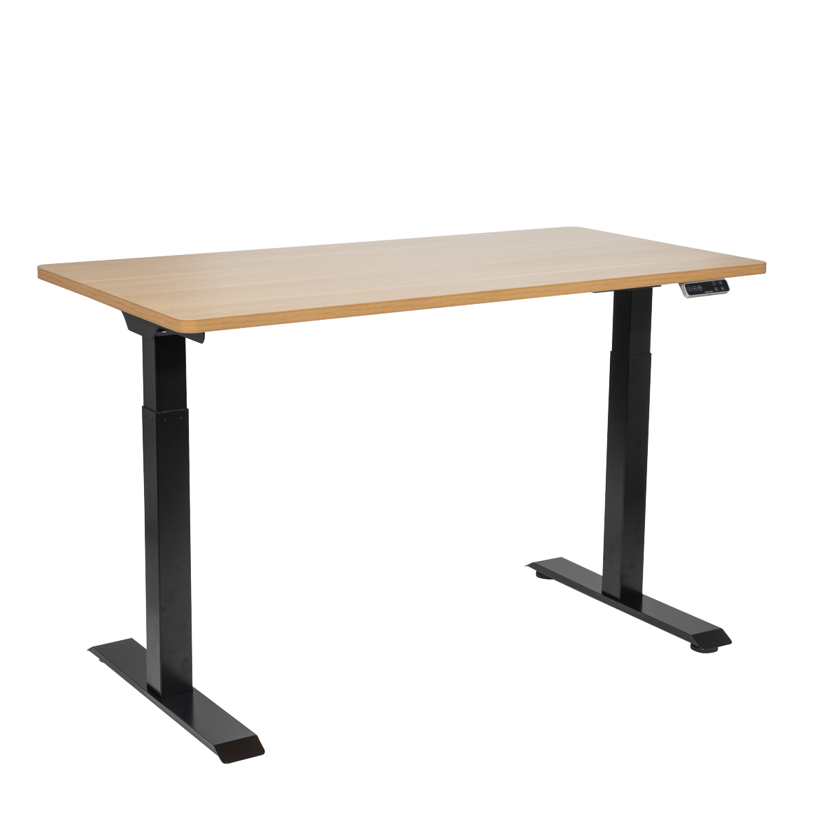 Dellonda Dual Motor Height-Adjustable Electric Standing Desk - Oak DH33
