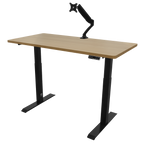 Dellonda Dual Motor Height-Adjustable Electric Standing Desk - Oak DH33