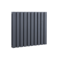 Horizontal Radiator Contemporary Double Flat Panel Design 600 x 700mm – Anthracite DH340