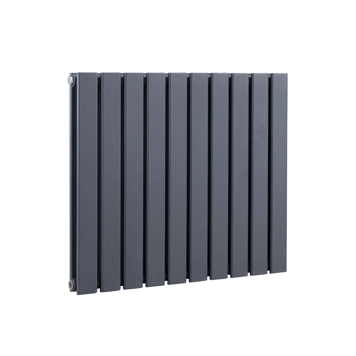 Horizontal Radiator Contemporary Double Flat Panel Design 600 x 700mm – Anthracite DH340
