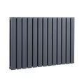 Horizontal Radiator Contemporary Double Flat Panel Design 600 x 910mm – Anthracite DH341