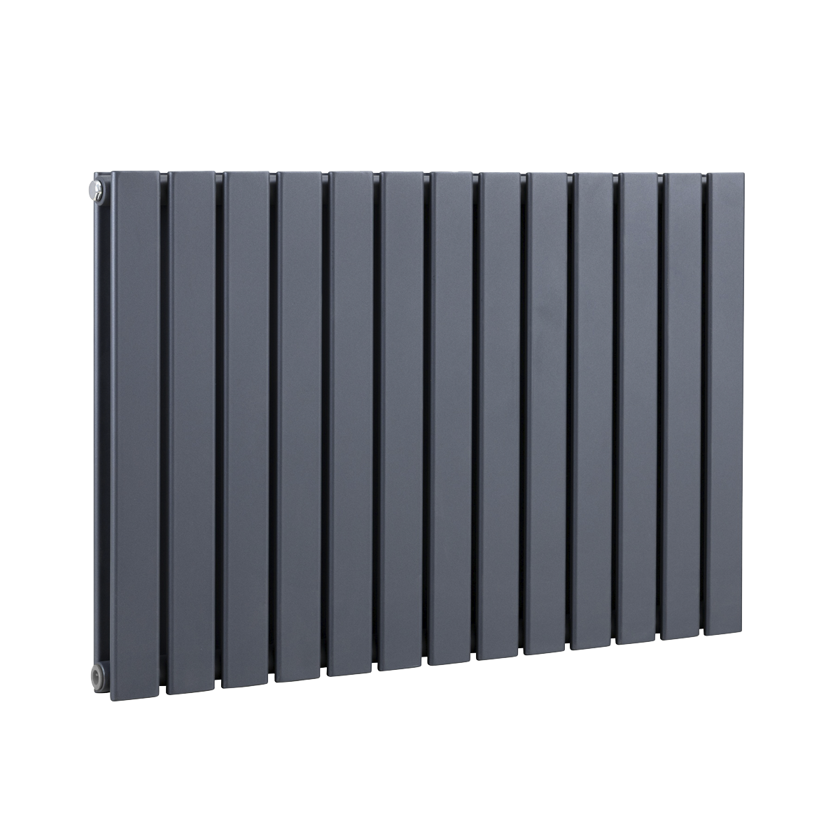 Horizontal Radiator Contemporary Double Flat Panel Design 600 x 910mm – Anthracite DH341