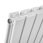 Horizontal Radiator Contemporary Double Flat Panel Design 600 x 700mm - White DH350
