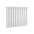 Horizontal Radiator Contemporary Double Flat Panel Design 600 x 700mm - White DH350