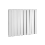Horizontal Radiator Contemporary Double Flat Panel Design 600 x 700mm - White DH350