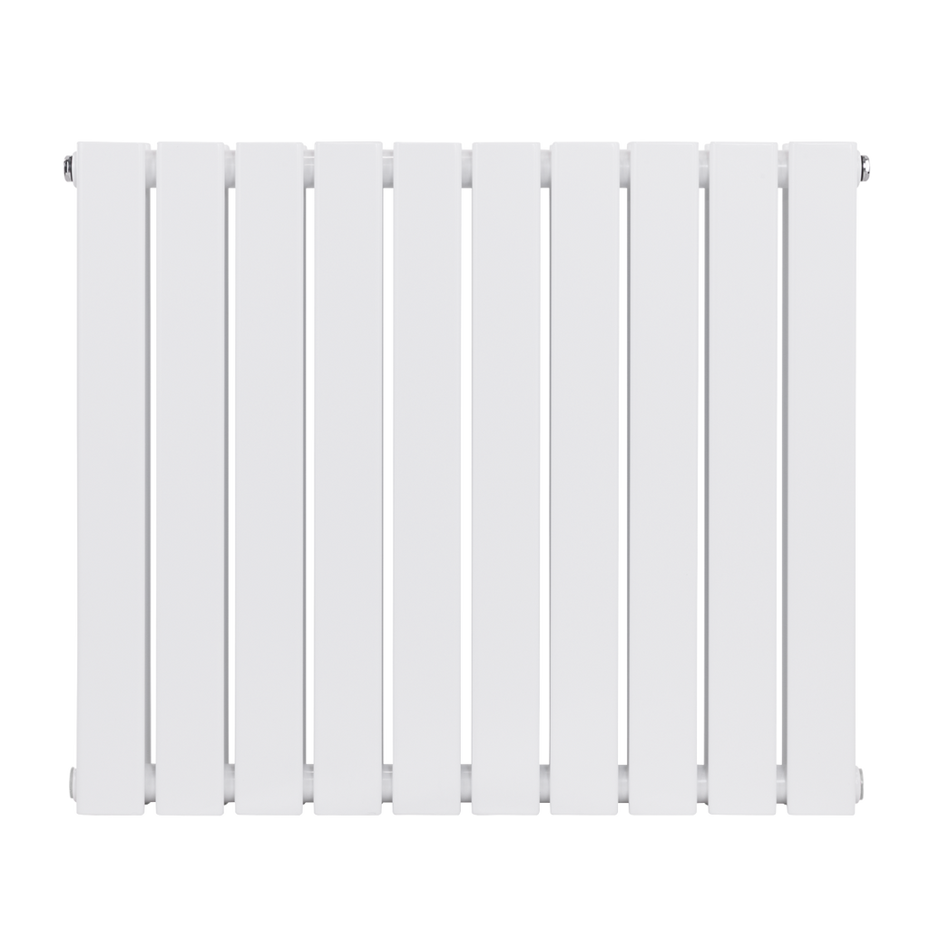 Horizontal Radiator Contemporary Double Flat Panel Design 600 x 700mm - White DH350
