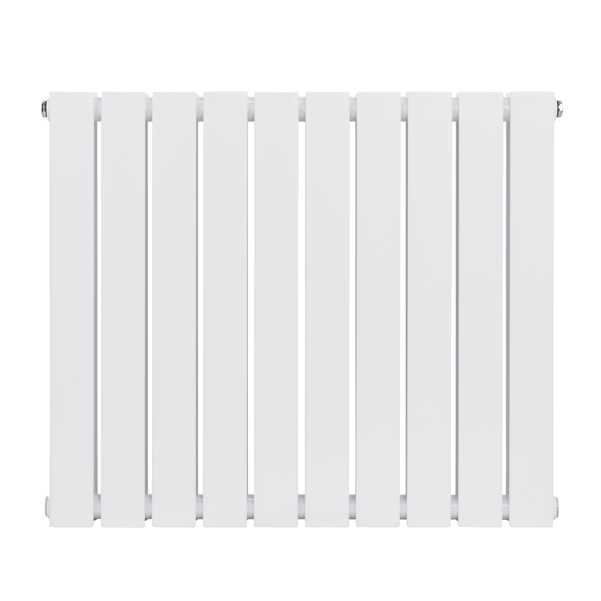 Horizontal Radiator Contemporary Double Flat Panel Design 600 x 700mm - White DH350