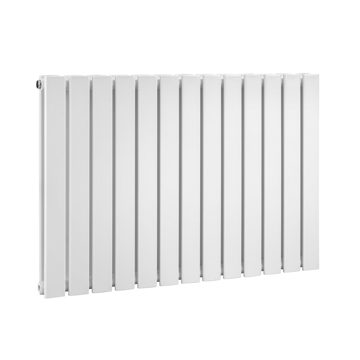 Horizontal Radiator Contemporary Double Flat Panel Design 600 x 910mm – White DH351