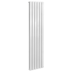 Vertical Radiator Contemporary Double Flat Panel Design 420 x 1800mm – White DH355