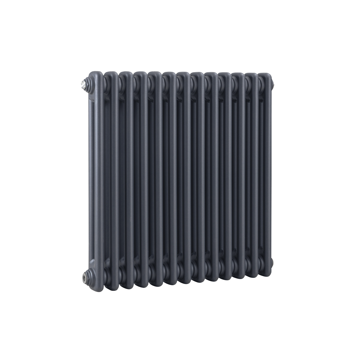 Horizontal Traditional 2 Column Radiator 600 x 607mm – Anthracite DH357