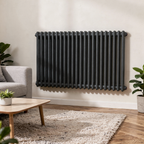 Horizontal Traditional 2 Column Radiator 600 x 1147mm – Anthracite DH360