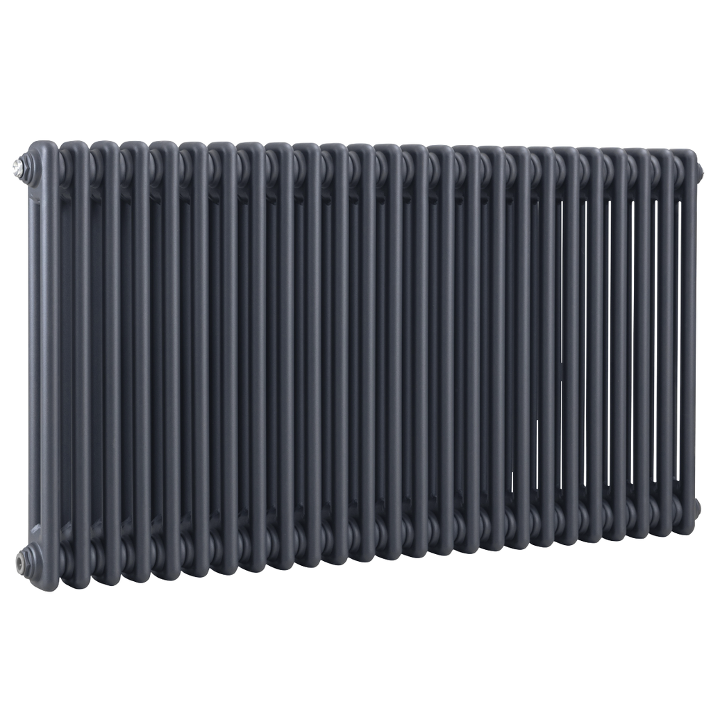 Horizontal Traditional 2 Column Radiator 600 x 1147mm – Anthracite DH360