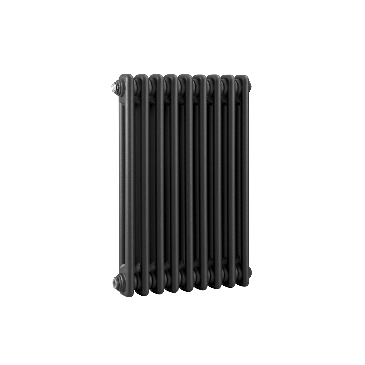 Horizontal Traditional 2 Column Radiator 600 x 427mm – Black DH361