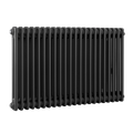 Horizontal Traditional 2 Column Radiator 600 x 1012mm – Black DH364