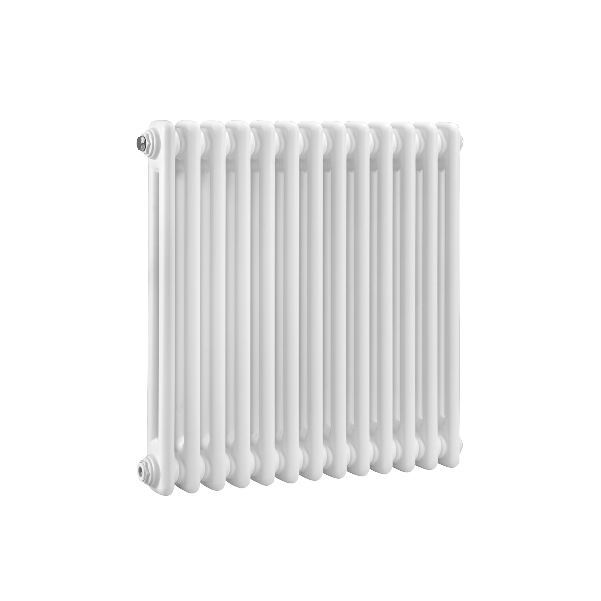 Horizontal Traditional 2 Column Radiator 600 x 607mm – White DH367