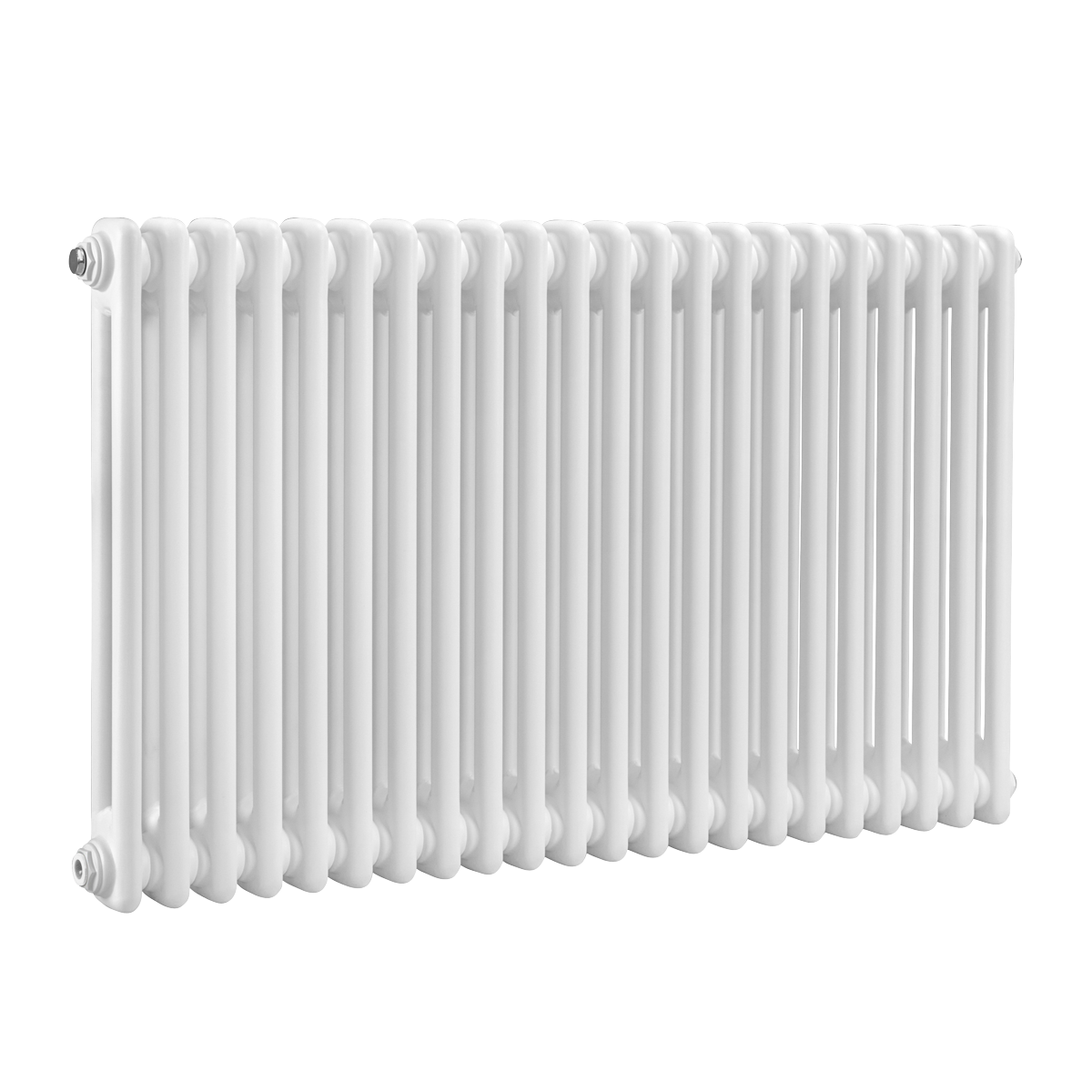 Horizontal Traditional 2 Column Radiator 600 x 1012mm – White DH369