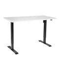 Single Motor Ultra-Quiet Adjustable-Height Electric Sit/Stand Desk - White Desktop DH36
