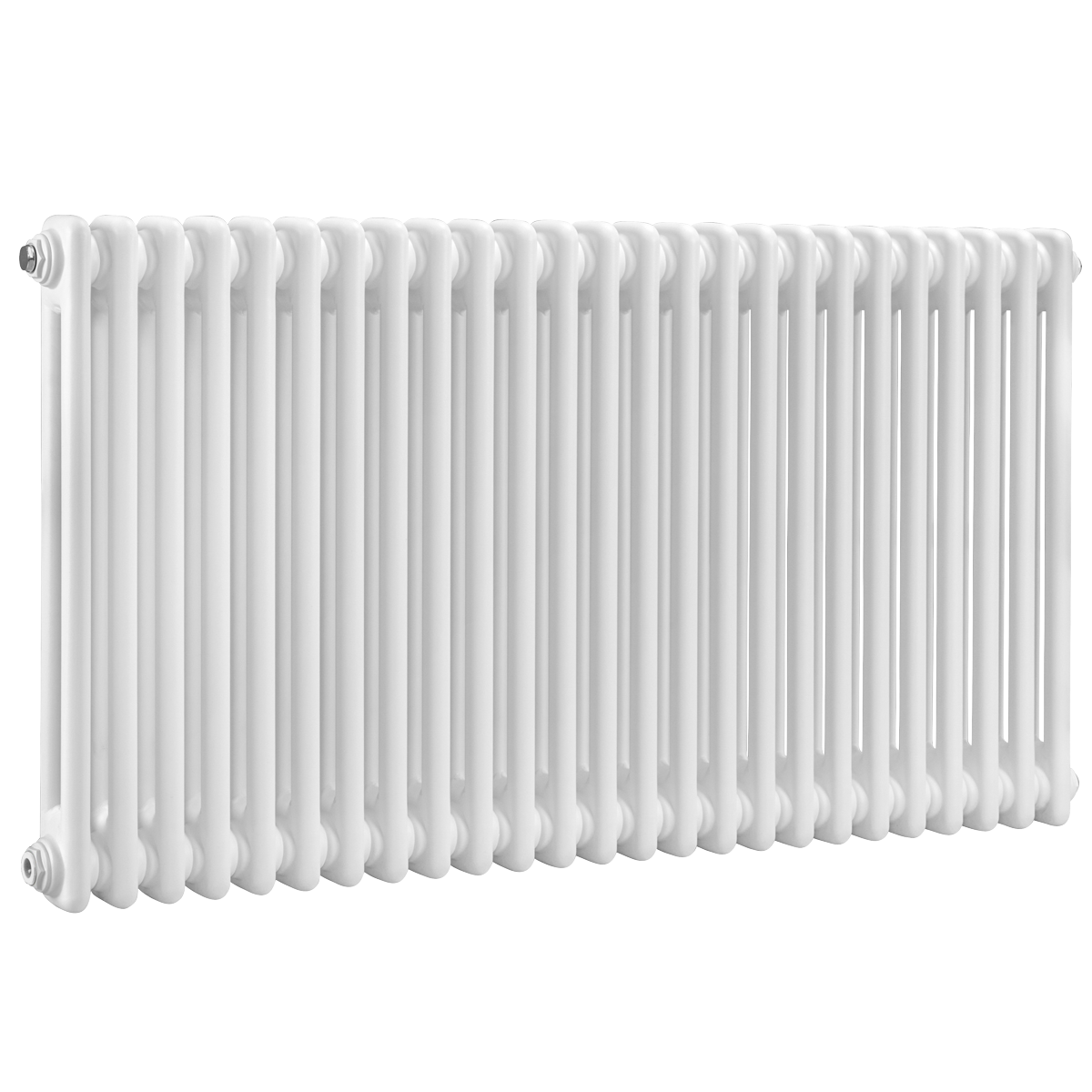 Horizontal Traditional 2 Column Radiator 600 x 1147mm – White DH370