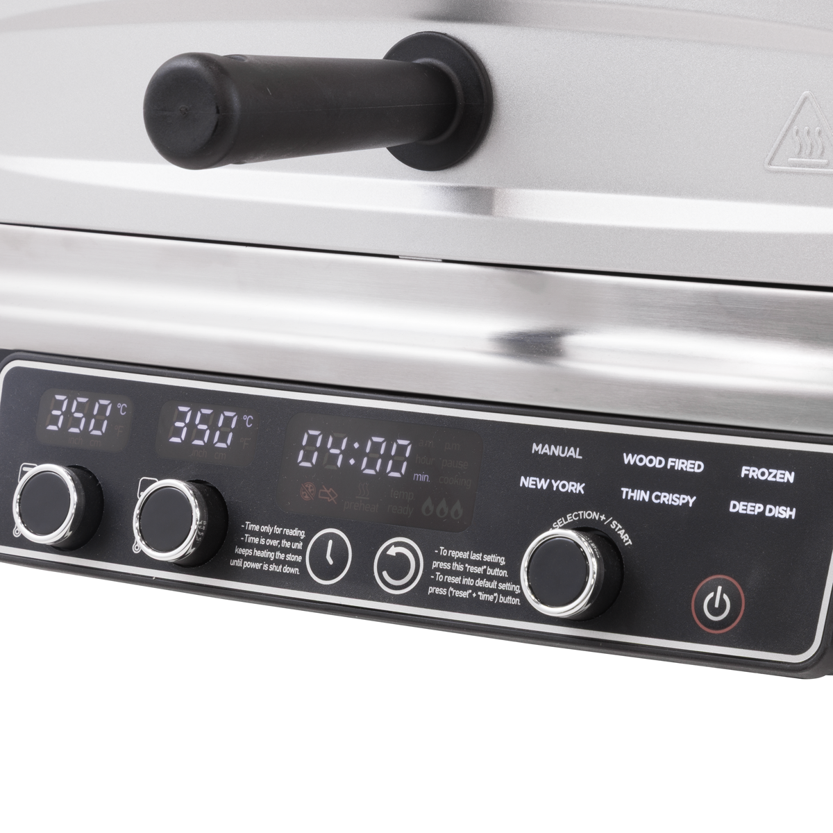 Electric Pizza Oven 14" - Black/Stainless Steel DH377