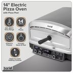 Electric Pizza Oven 14" - Black/Stainless Steel DH377