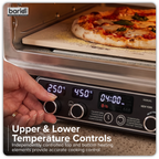Electric Pizza Oven 14" - Black/Stainless Steel DH377