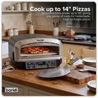 Electric Pizza Oven 14" - Black/Stainless Steel DH377