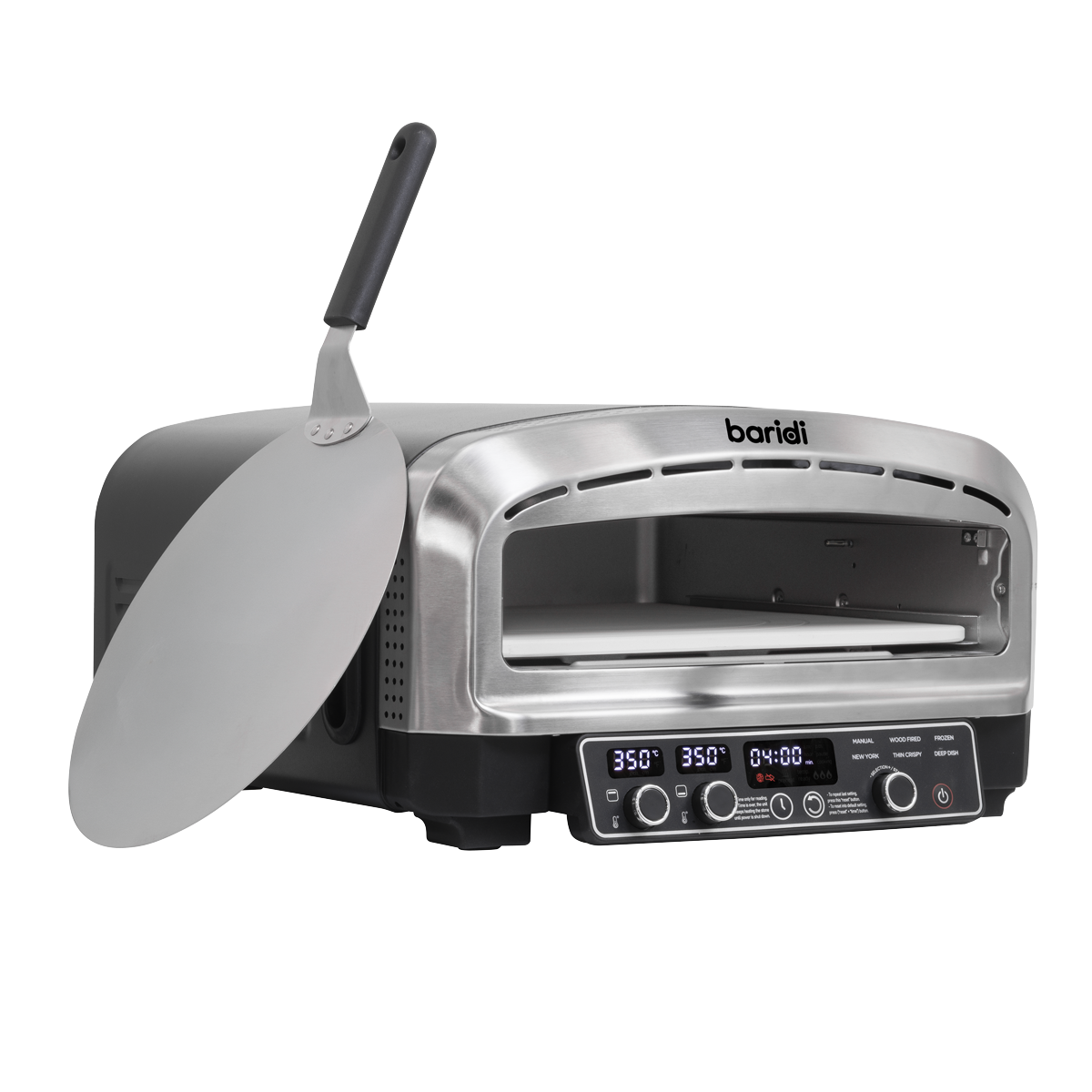 Electric Pizza Oven 14" - Black/Stainless Steel DH377